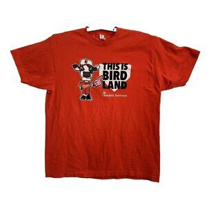 Baltimore Orioles MLB Adult T-Shirt Size XL Chick-fil-A This is Bird Land Orange